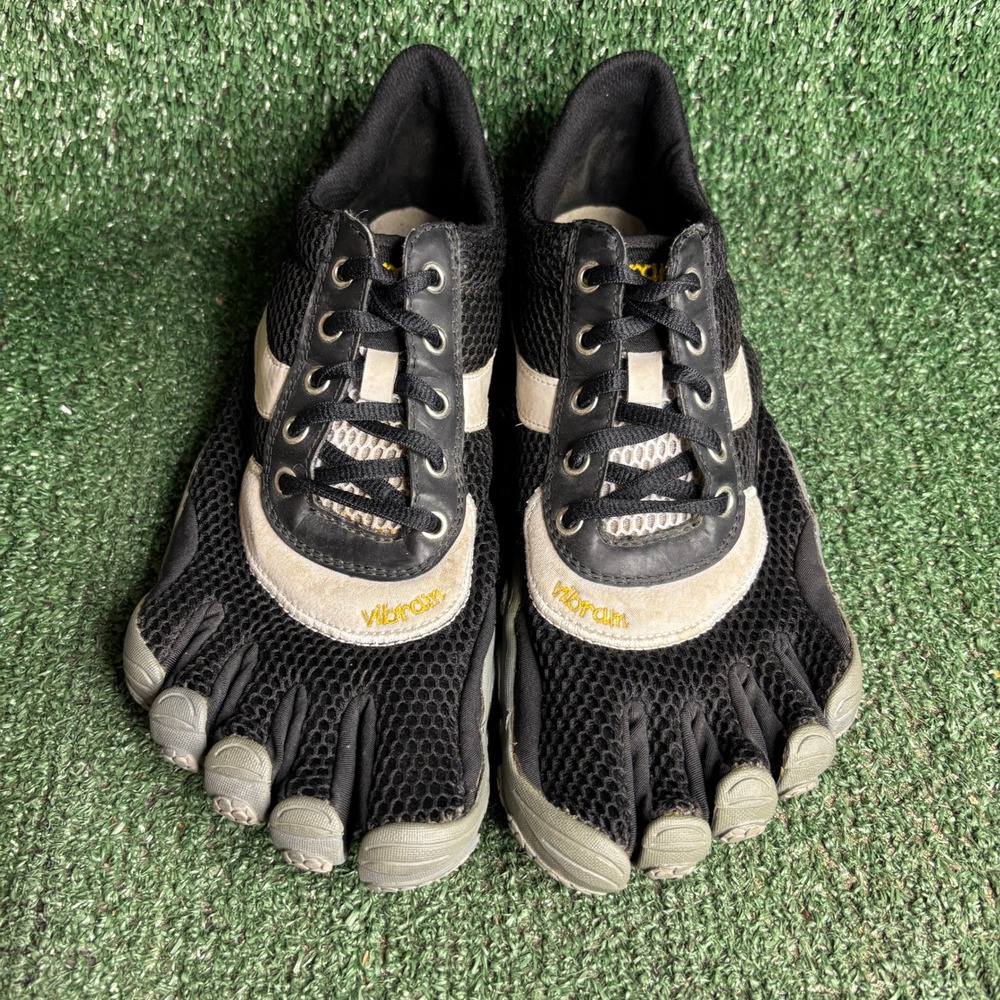 Vibram FiveFingers Speed Mesh Barefoot Training Running Sneaker Black Mens 9-9.5